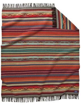 PENDLETON CHIMAYO THROW - GARNET